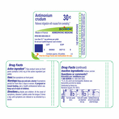 ANTIMONIUM CRUDUM 30C