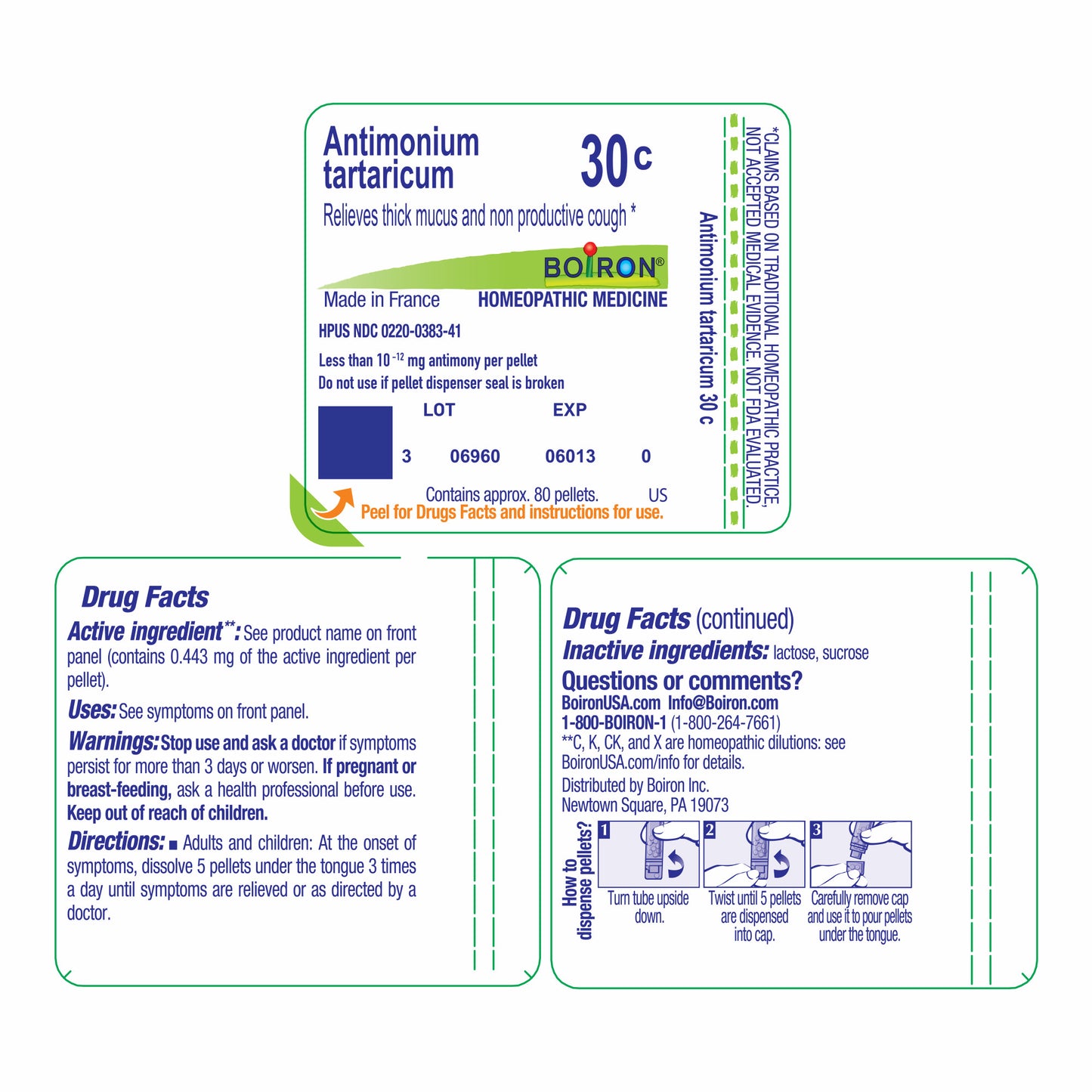 ANTIMONIUM TARTARICUM 30C
