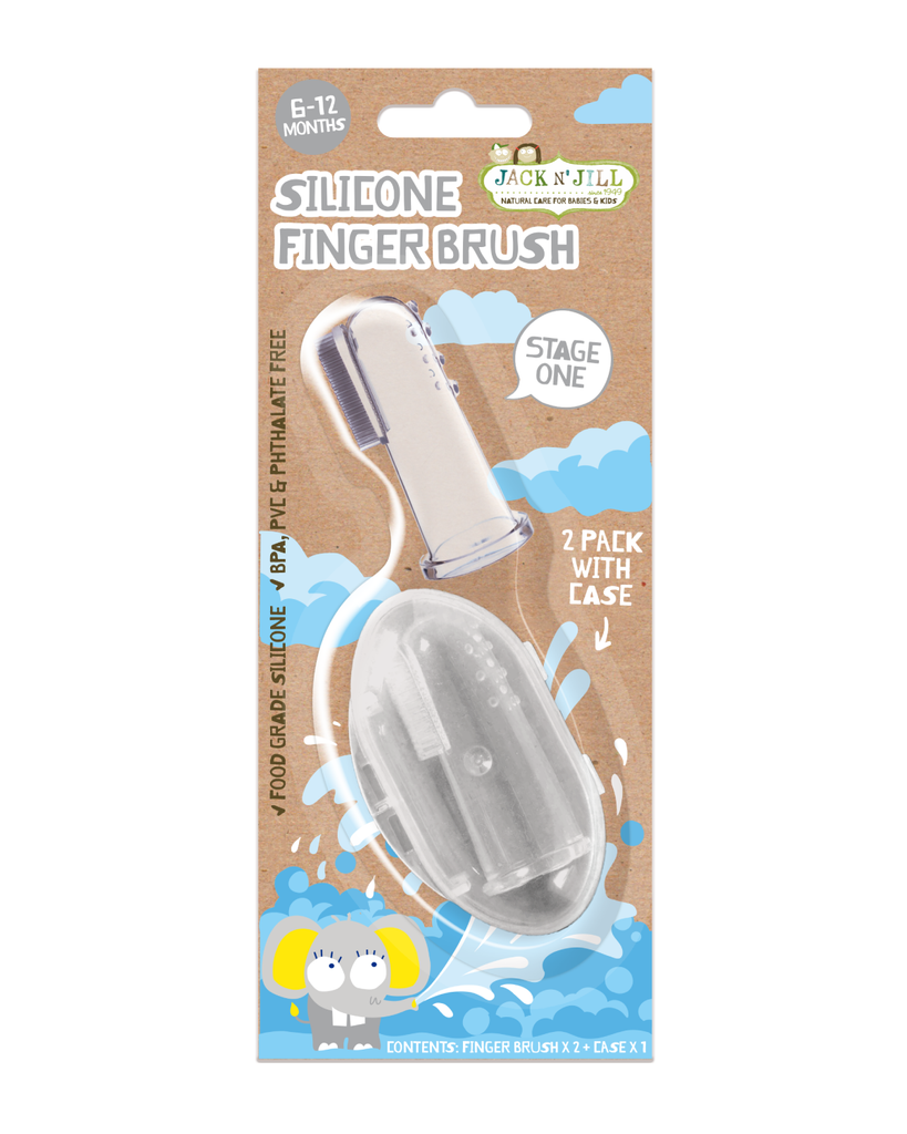 FINGER TOOTHBRUSH 6-12 MOS