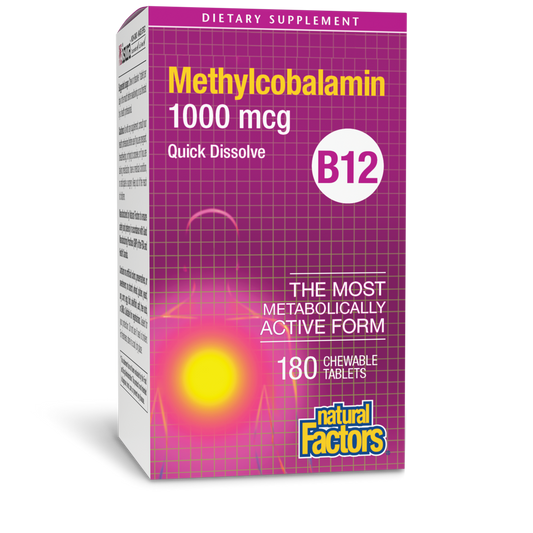 NATURAL FACTORS METHYLCOBALAMIN B12 1000 mcg (180)