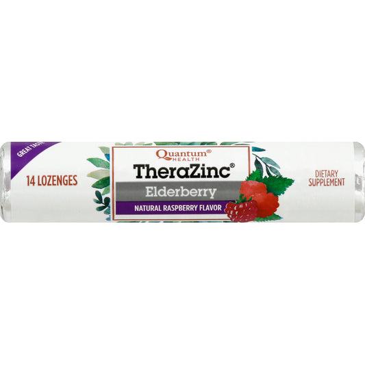 THERAZINC ELDERBERRY LOZENGE RASPBERRY