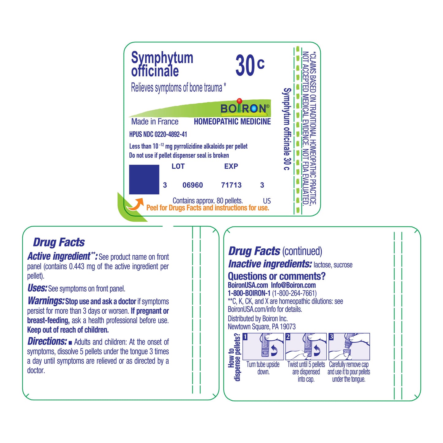 SYMPHYTUM OFFICINALE 30C