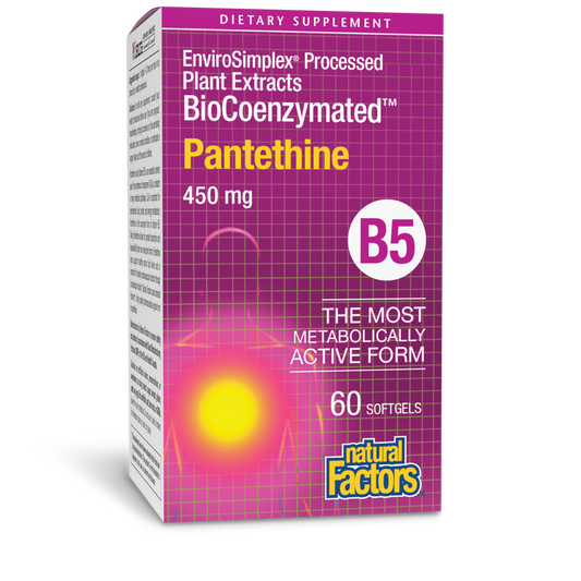 BIOCOENZYMATED PANTETHINE B5 450 mg