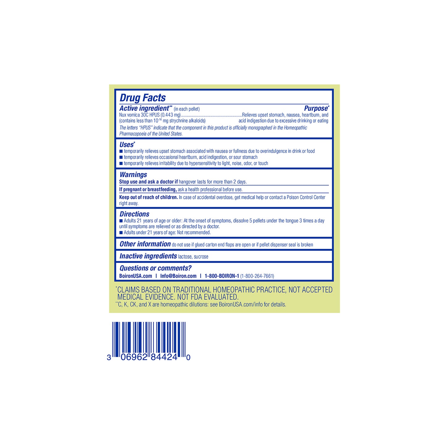 NUX VOMICA BONUS PACK 30C
