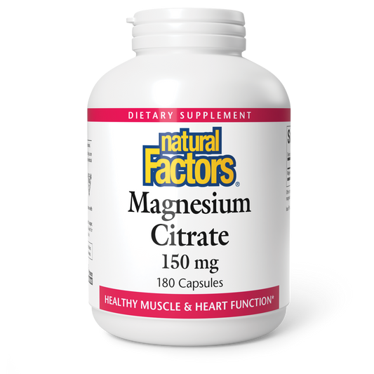NATURAL FACTORS MAGNESIUM CITRATE 450 mg (180)