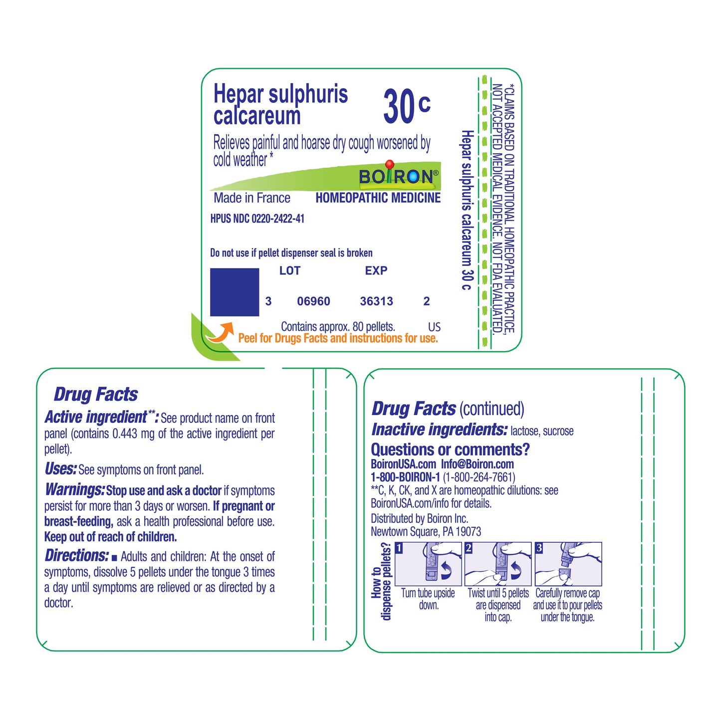 HEPAR SULPHURIS CALCAREUM 30C