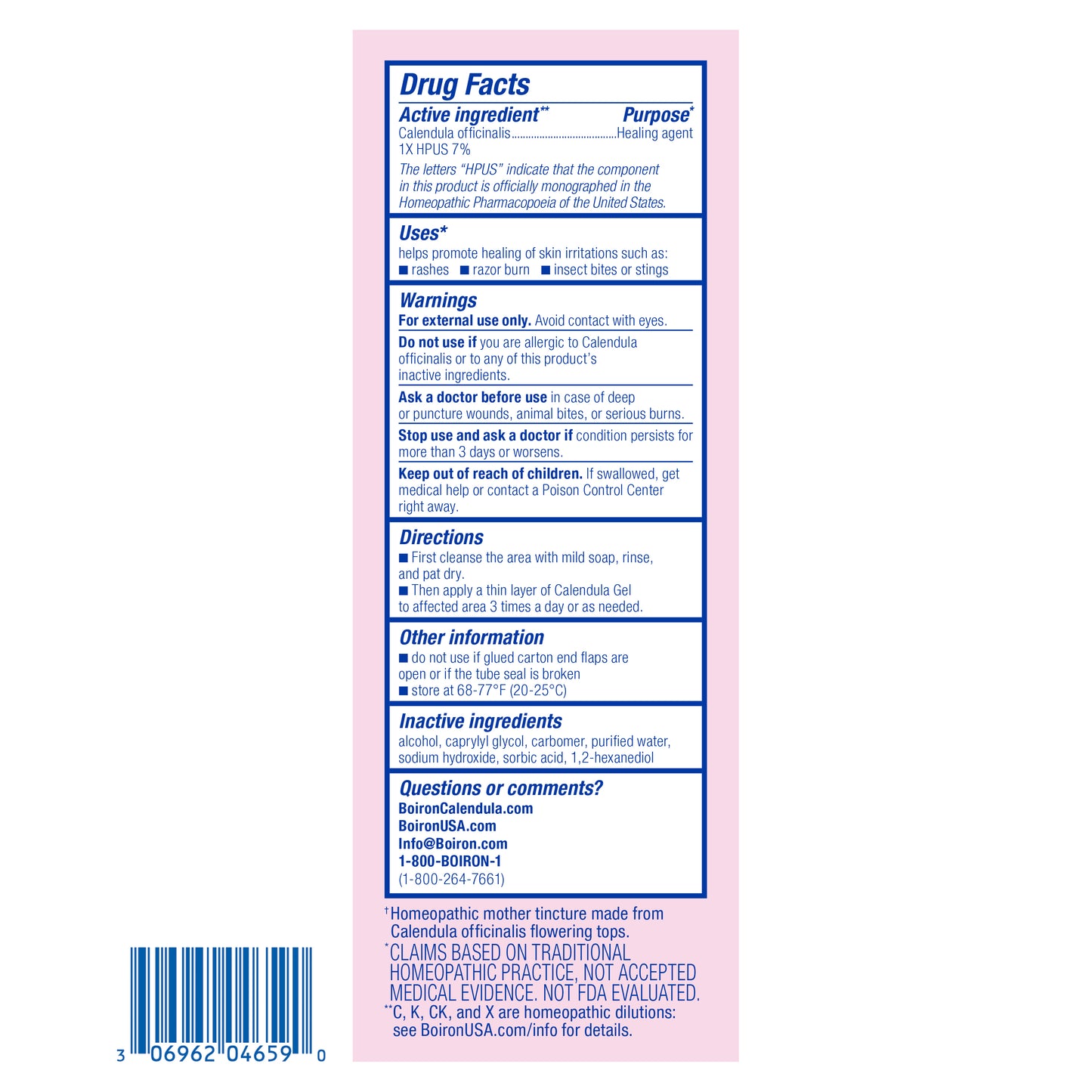 CALENDULA GEL